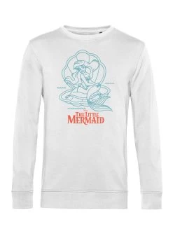 Disney The Little Mermaid Ariel Linework - Sweater - White -Disney c2a182b6f5df4f3a8291f8208447879e