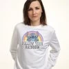 Disney Lilo & Stitch Stitch Rainbow - Sweater - White 1 Disney Lilo & Stitch Stitch Rainbow - Sweater - White -Disney c2d1a2b9fb6a498893ce8044ed200c2f