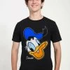 Disney Classic Mickey Donald Big Face Unisex - T-Shirt Print - Black 1 Disney Classic Mickey Donald Big Face Unisex - T-Shirt Print - Black -Disney c3c3cc30a8914ae7ac68d047c256daba