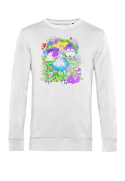 Disney Alice In Wonderland Alice Psychedelic Scene - Sweater - White -Disney c3fba6406b8b44e9a562df4035064712