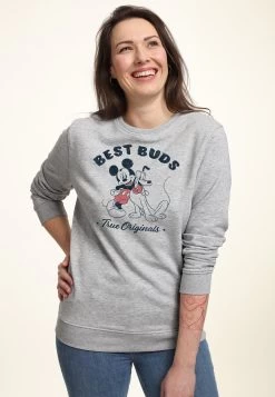 Disney Mickey Mouse Vintage Buds - Sweater - Heather Grey -Disney c4aac63e635f402ebfc7691dc08d8b99