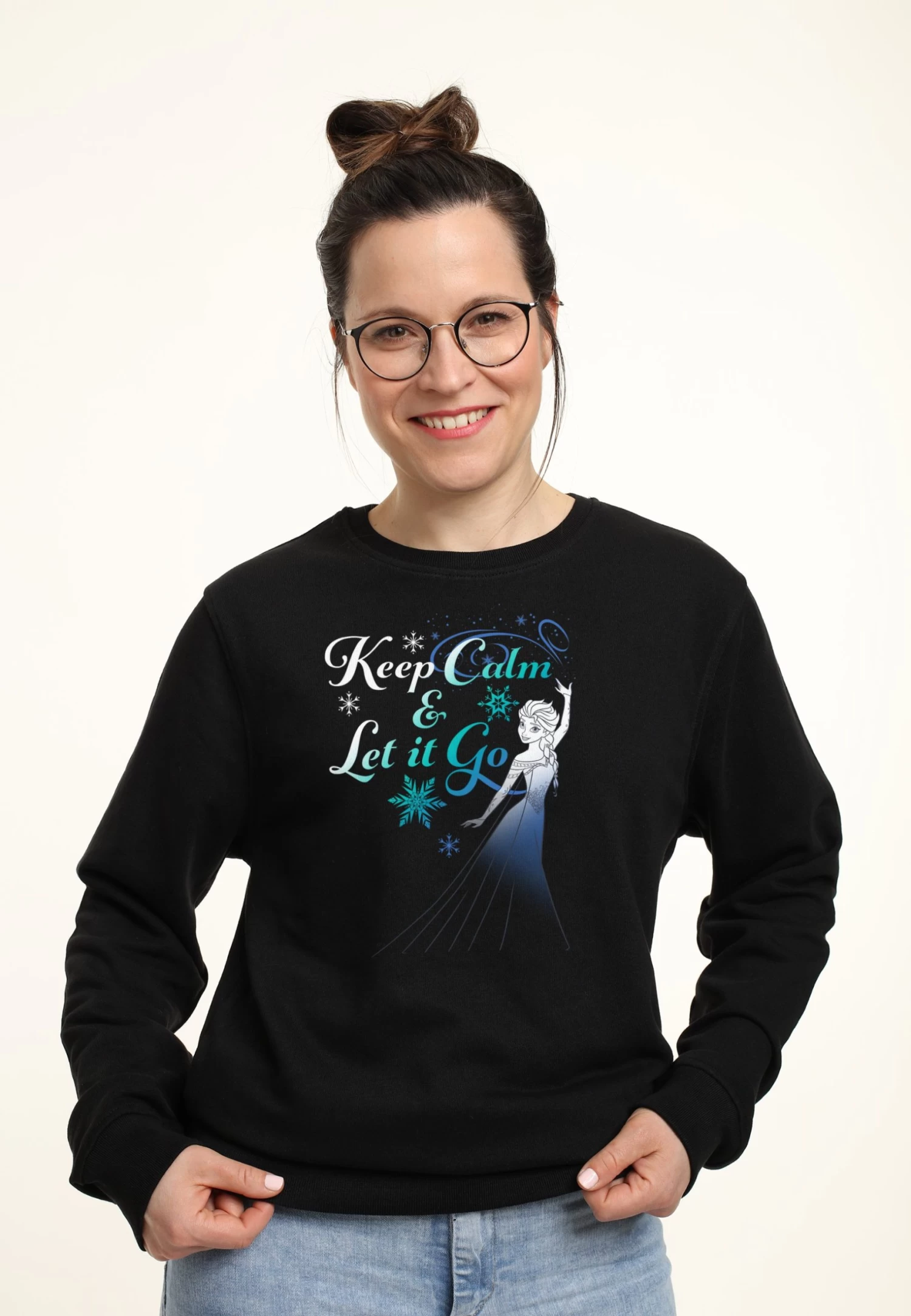 Disney Frozen Let It Go Now - Sweater - Black 3 Disney Frozen Let It Go Now - Sweater - Black