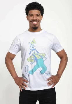 Disney Classics Mickey Classic - Goofy Neon - T-Shirt Print - White