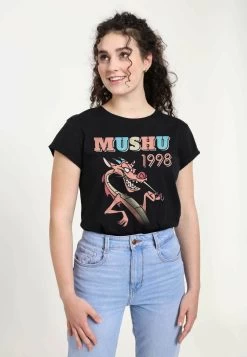 Disney Mulan 90S Mushu - T-Shirt Print - Black -Disney c8132635c2a4440c848166651c7134df