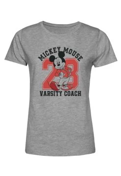 Disney Classic Mickey Varsity Mouse - T-Shirt Print - Heather Grey -Disney c8440fefa61c456d90e621b808283fb4