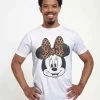 Disney Mickey Classic Modern Minnie Face Leopard Unisex - T-Shirt Print - White -Disney c8969acfdb3845bc8c9dc6ea2c3944eb
