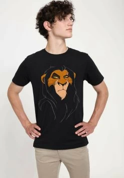 Disney The Lion King Big Face Scar Unisex - T-Shirt Print - Black -Disney c8d48a5fe5494eec8b72e0ff7717bbef