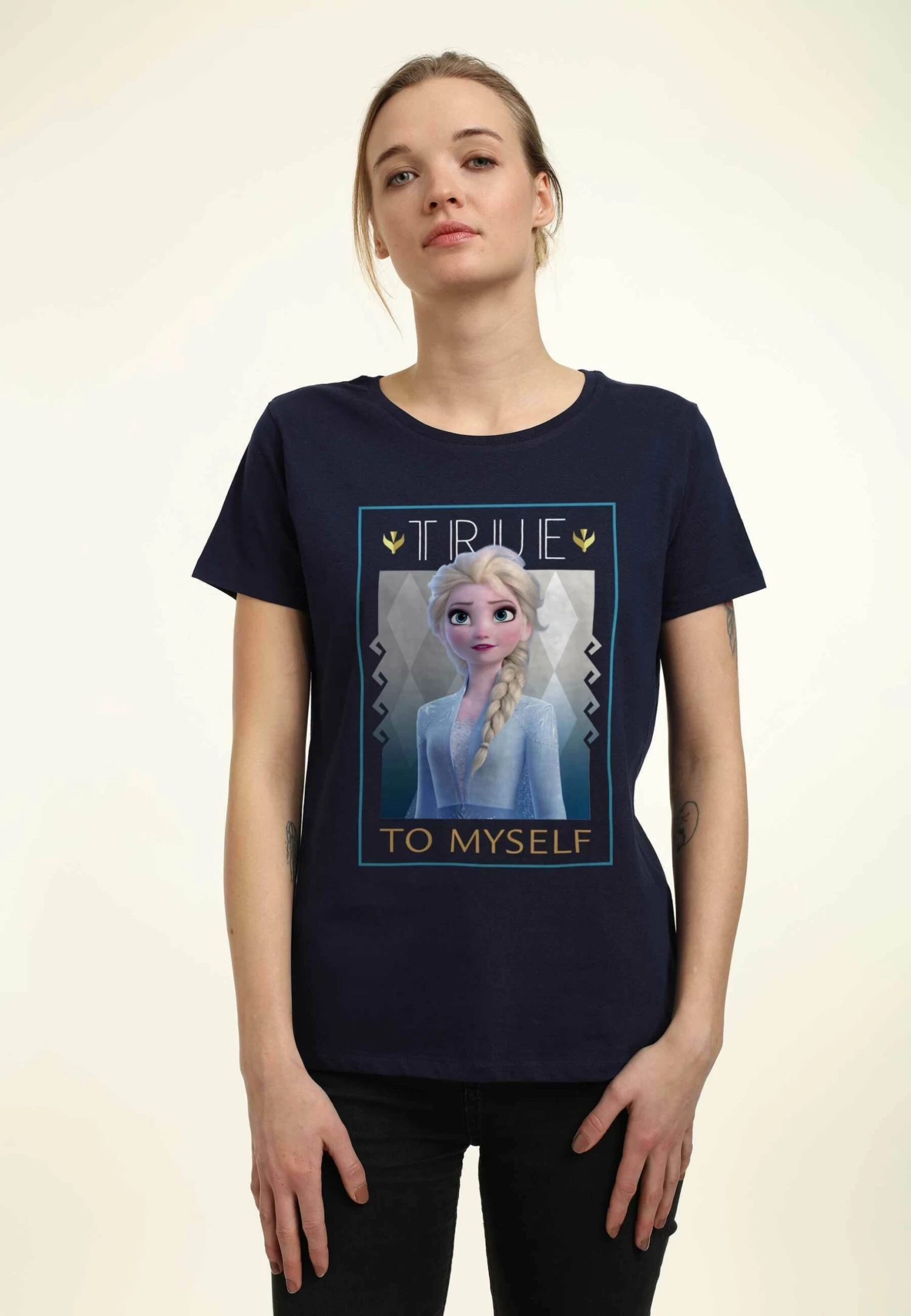 Disney FrozenElsas Truth - T-Shirt Print - Navy Blue 5 Disney FrozenElsas Truth - T-Shirt Print - Navy Blue - Afbeelding 3