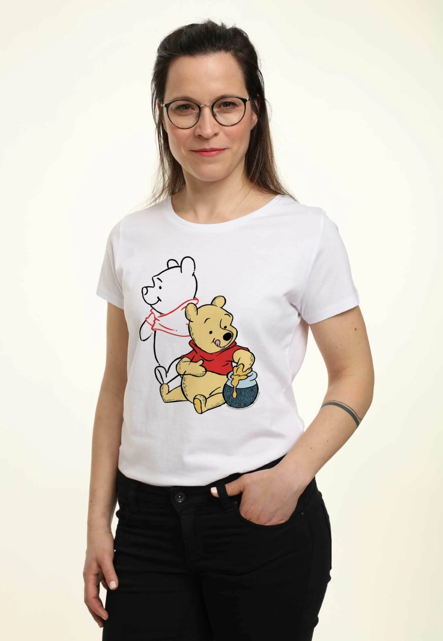 Disney Winnie The Pooh - T-Shirt Print - White 6 Disney Winnie The Pooh - T-Shirt Print - White - Afbeelding 4