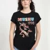 Disney Mulan 90S Mushu - T-Shirt Print - Black -Disney ca680f9df0b3410baabf7c3a4c824046
