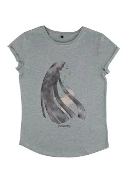 Disney Pocahontas Colors Of The Wind W Logo - T-Shirt Print - Melange Grey -Disney caf26acfc3a54451b465d50d1447d043