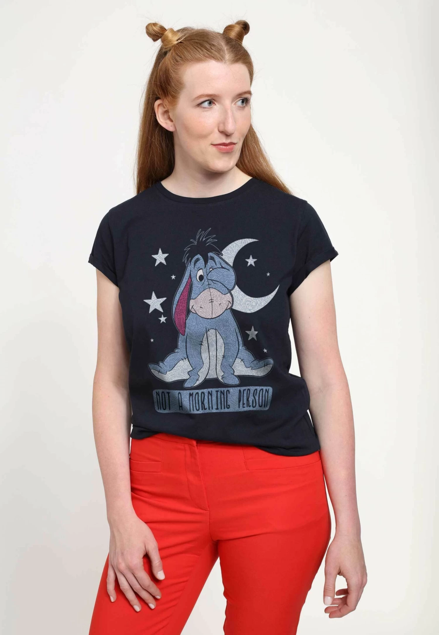 Disney Classics Winnie The Pooh - Eeyore Not Morning - T-Shirt Print - Navy Blue 5 Disney Classics Winnie The Pooh - Eeyore Not Morning - T-Shirt Print - Navy Blue - Afbeelding 3