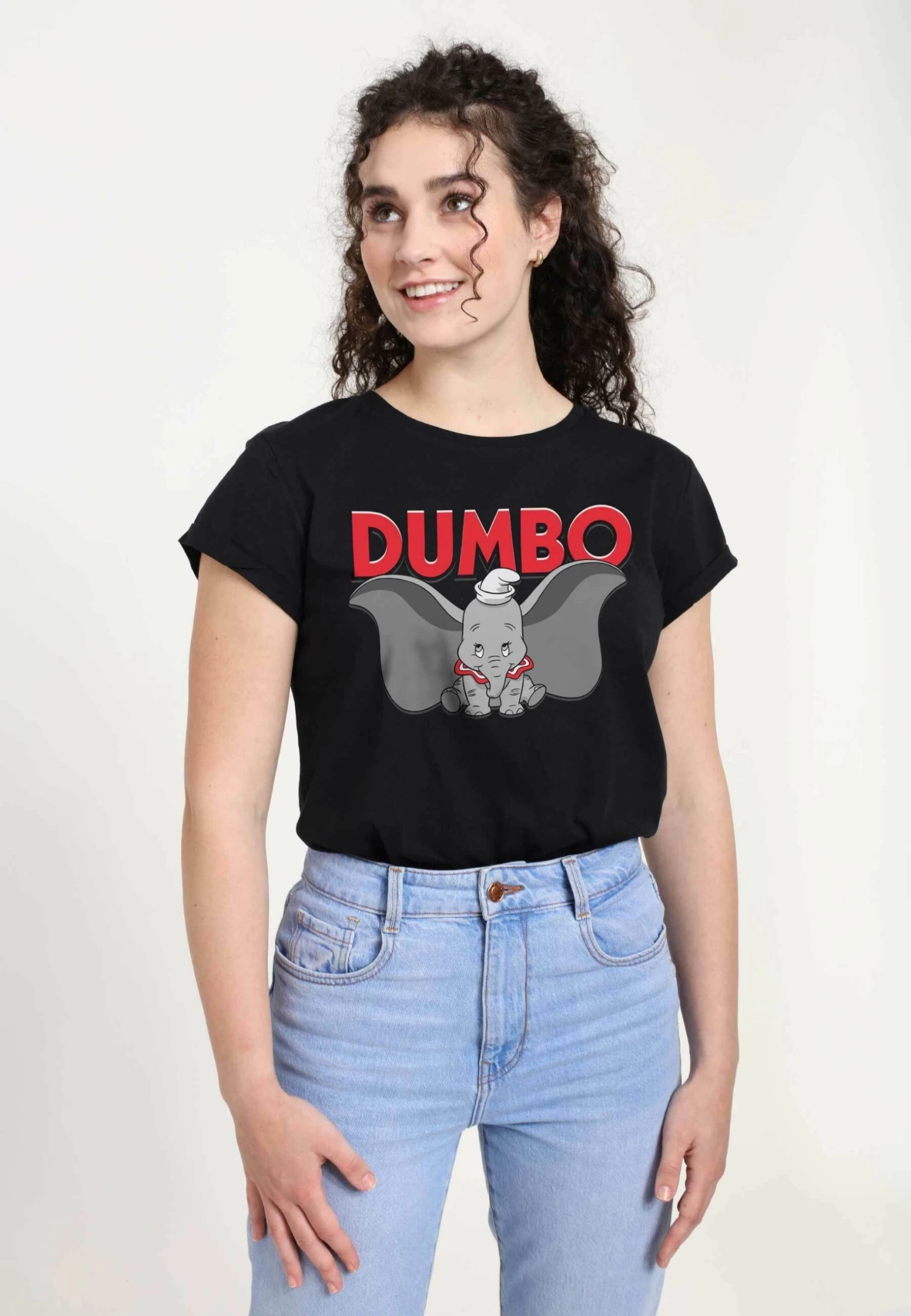 Disney Dumbo Dumbo Is Dumbo - T-Shirt Print - Black 3 Disney Dumbo Dumbo Is Dumbo - T-Shirt Print - Black