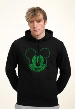 Disney Classic Mickey Micky Shamrocks - Hoodie - Black -Disney cbaecc32600b451580d7dde074734447