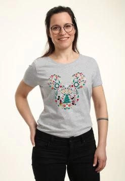 Disney Mickey Classic Icon Ear Fill - T-Shirt Print - Heather Grey 10 Disney Mickey Classic Icon Ear Fill - T-Shirt Print - Heather Grey -Disney cca3663b336e4150ad277db92cc45d02