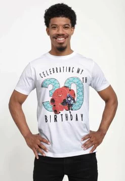 Disney Big Hero 6 Movie Baymax 30 Years Unisex - T-Shirt Print - White