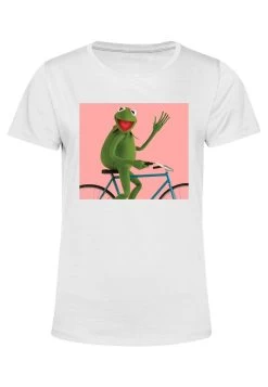 Disney Muppets Biking Kermit - T-Shirt Print - White -Disney cfd0244c33d14147b658496363d48d3d