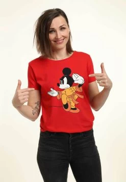 Disney Mickey Mouse & Friend Mickey Classic Kung Fu- T-Shirt Print - Red -Disney d16fc562d62342b79a149089d2fdd136
