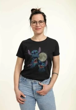 Disney LiloStitch Three Stitch Moon - T-Shirt Print - Black 10 Disney LiloStitch Three Stitch Moon - T-Shirt Print - Black -Disney d300599f2d5c4aadbaff19f14990061b