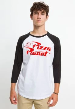 Disney Toy Story Pizza Planet - Longsleeve - White Black -Disney d4452e29f9d94865ab3007256b00a2a6