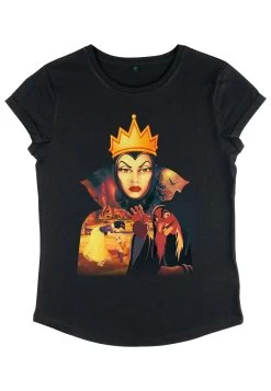Disney Snow White Evil Queen Mix - T-Shirt Print - Black -Disney d47962f322644c799174724299dbb3c1