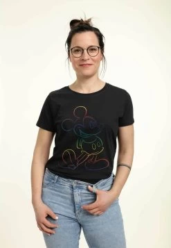 Disney Mickey Mouse And Friends Big Pride - T-Shirt Print - Black -Disney d59f29e44bf142d69580af52be4803ec