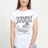 Disney Bambi Bambi Nature - T-Shirt Print - White