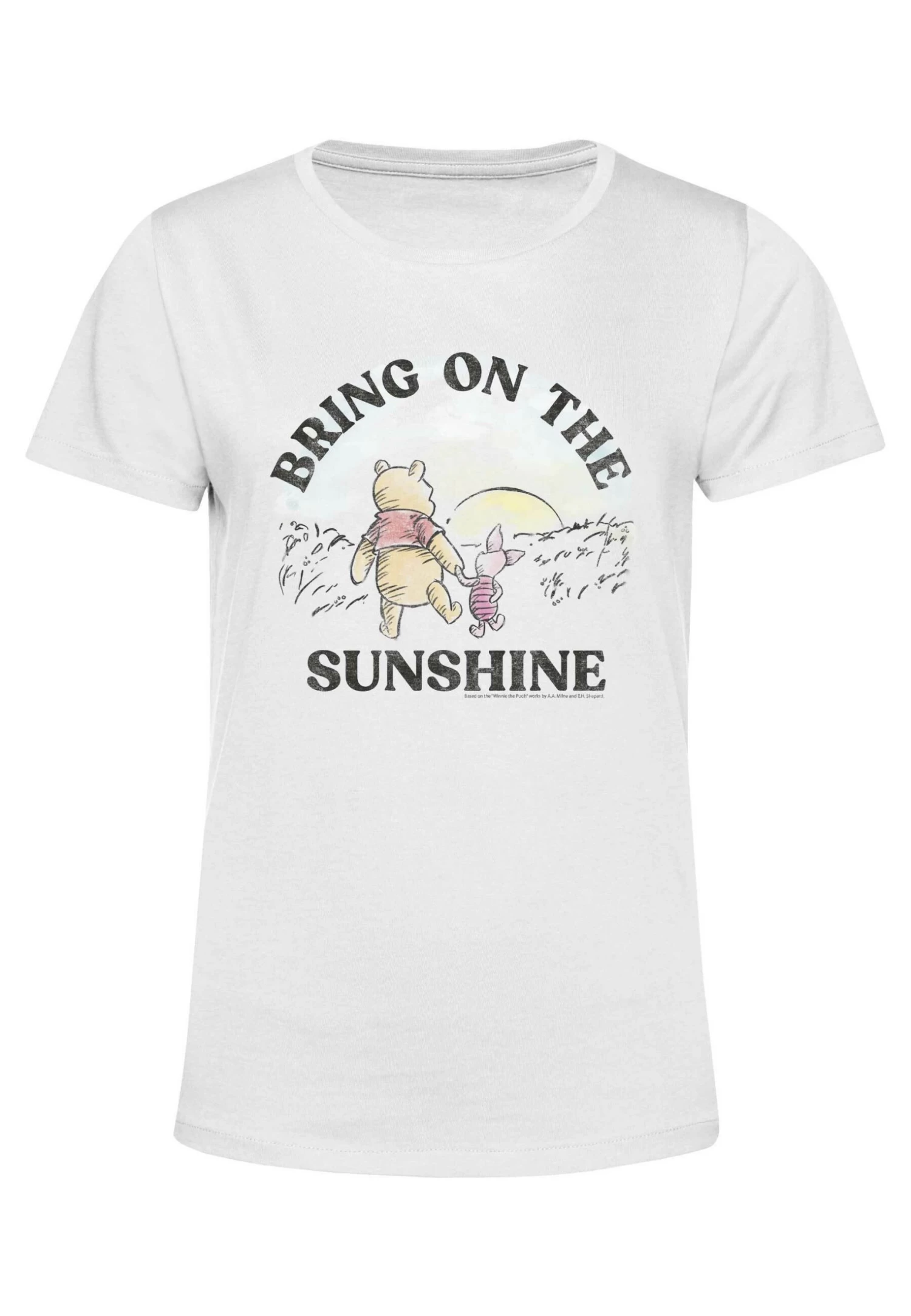 Disney Winnie The Pooh Bring On The Sunshine Piglet - T-Shirt Print - White 7 Disney Winnie The Pooh Bring On The Sunshine Piglet - T-Shirt Print - White - Afbeelding 5