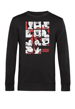 Disney Mickey Classic Mickey Mouse Expression Grid - Sweater - Black -Disney d79a9a6c51ab4ae49a8c9b9e18fc5c21