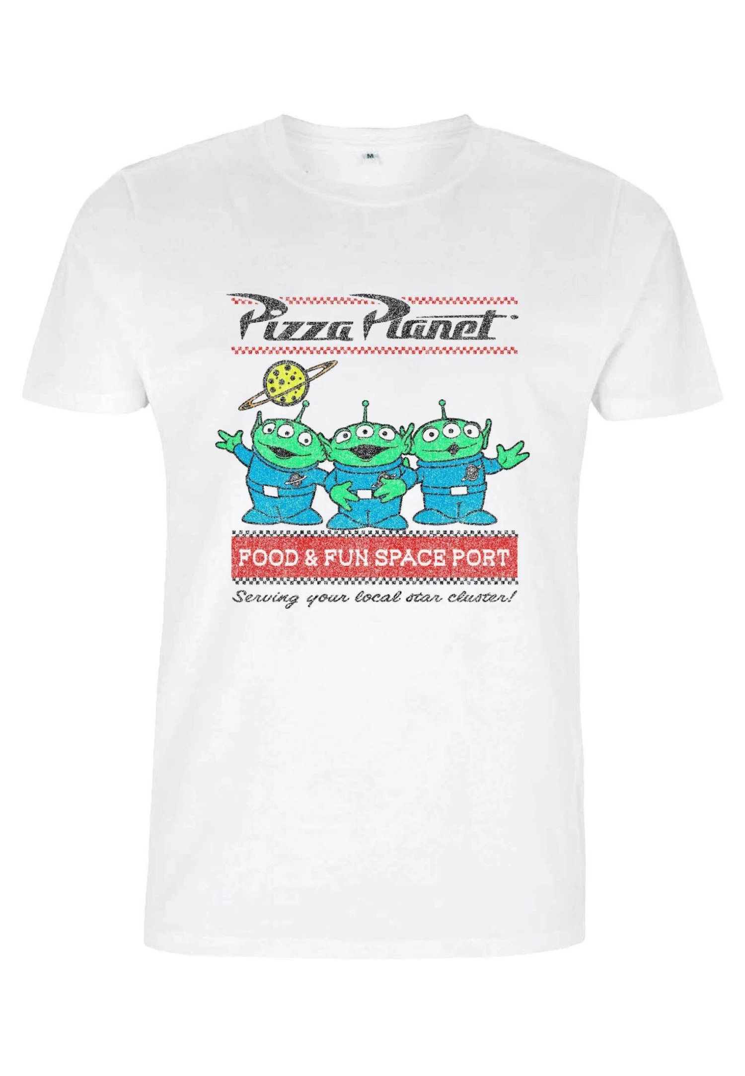Disney Toy Story 1-3 Pizza Planet Surf - T-Shirt Print - White 3 Disney Toy Story 1-3 Pizza Planet Surf - T-Shirt Print - White