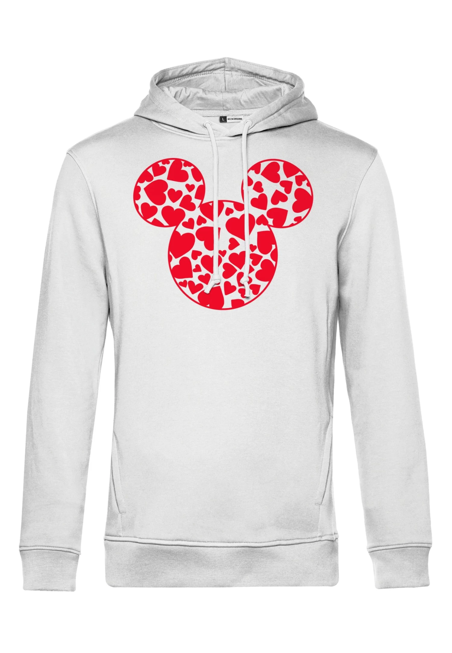 Mickey Mouse And Friends Disney Classic Mickey Hearts Fill - Hoodie - White 6 Mickey Mouse And Friends Disney Classic Mickey Hearts Fill - Hoodie - White - Afbeelding 4