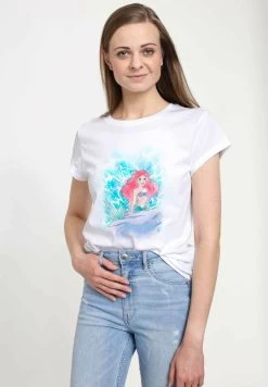 Disney The Little Mermaid Watercolor Splash - T-Shirt Print - White 10 Disney The Little Mermaid Watercolor Splash - T-Shirt Print - White -Disney da47dd9652114982b289a7c3147fef29