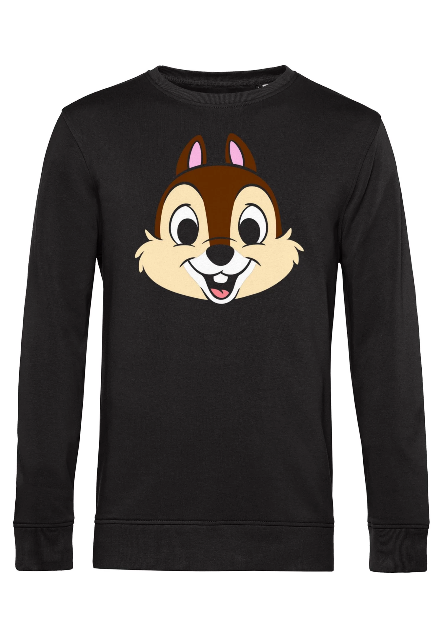 Disney Mickey & Friends Chip Big Face - Sweater - Black 6 Disney Mickey & Friends Chip Big Face - Sweater - Black - Afbeelding 4