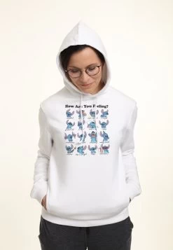Disney Classics Lilo & Stitch Stitch Moods - Hoodie - White -Disney dd5a416d87824a4ba667b0a2bab15f01