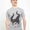 Disney Maleficent: Mistress Of Evil Mal Evil Unisex - T-Shirt Print - Melange Grey -Disney dd7f2388b9a043c9ba68397bba874bb5
