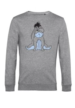 Disney Winnie The Pooh Basic Sketch Eeyore - Sweater - Heather Grey 9 Disney Winnie The Pooh Basic Sketch Eeyore - Sweater - Heather Grey -Disney dda8ed6b73e440c3a57f262ed55b2415