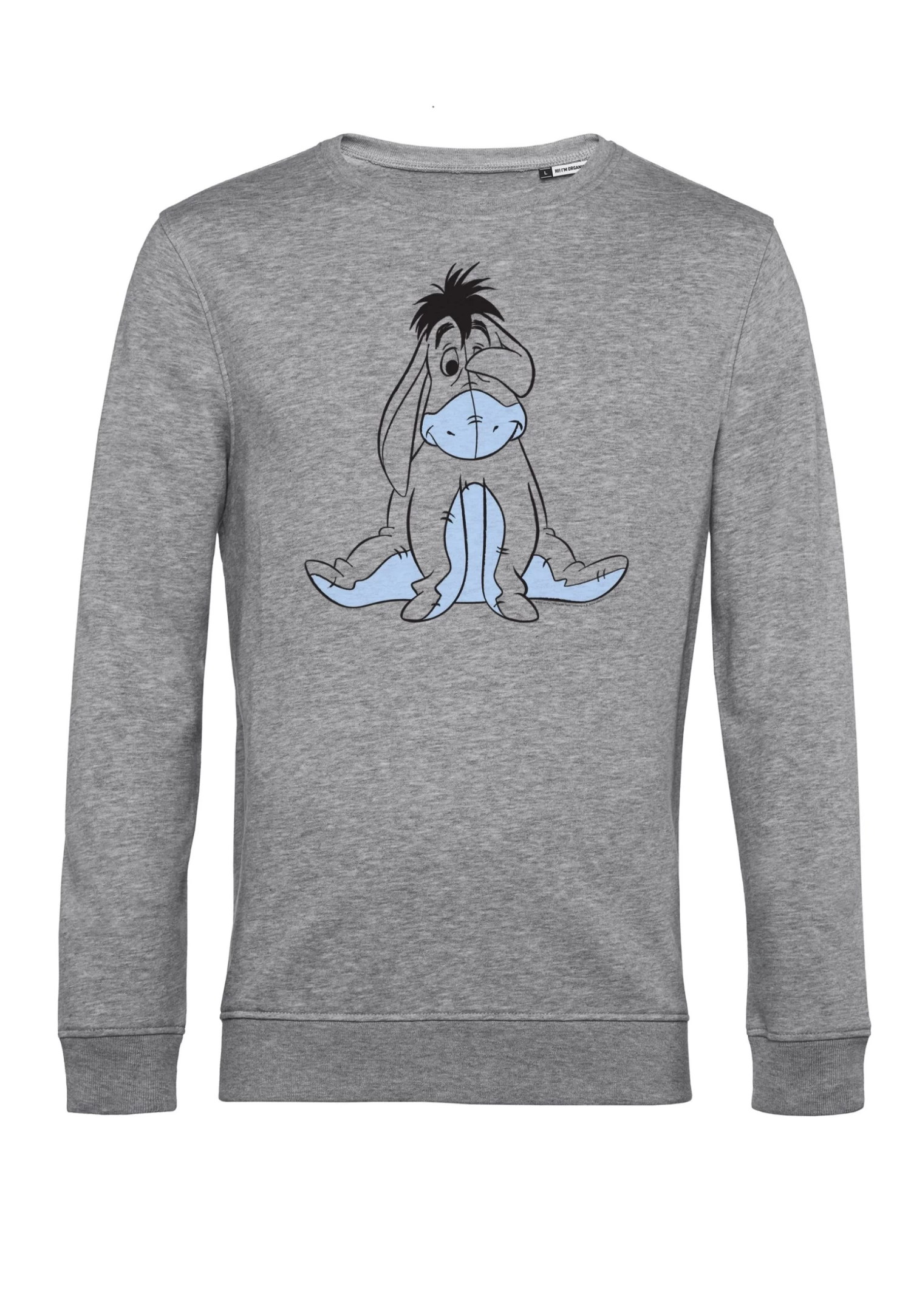 Disney Winnie The Pooh Basic Sketch Eeyore - Sweater - Heather Grey 6 Disney Winnie The Pooh Basic Sketch Eeyore - Sweater - Heather Grey - Afbeelding 4