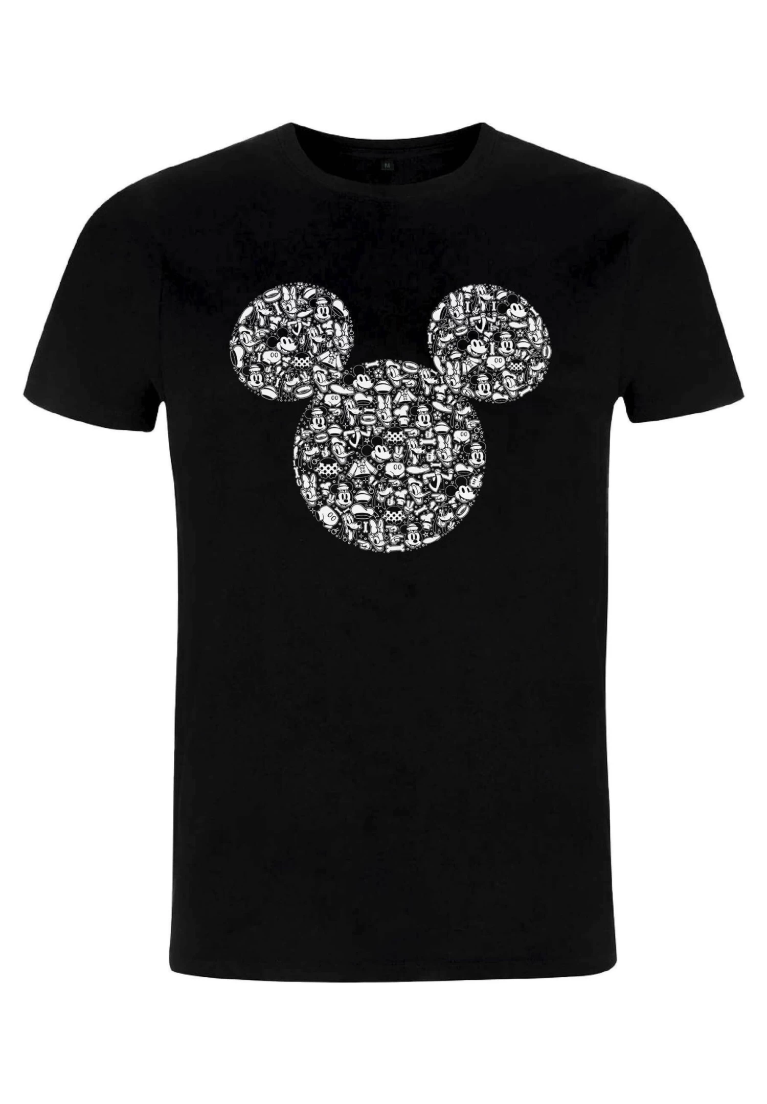 Disney Classic Mickey Mickey Icons Fill Unisex - T-Shirt Print - Black 5 Disney Classic Mickey Mickey Icons Fill Unisex - T-Shirt Print - Black - Afbeelding 3