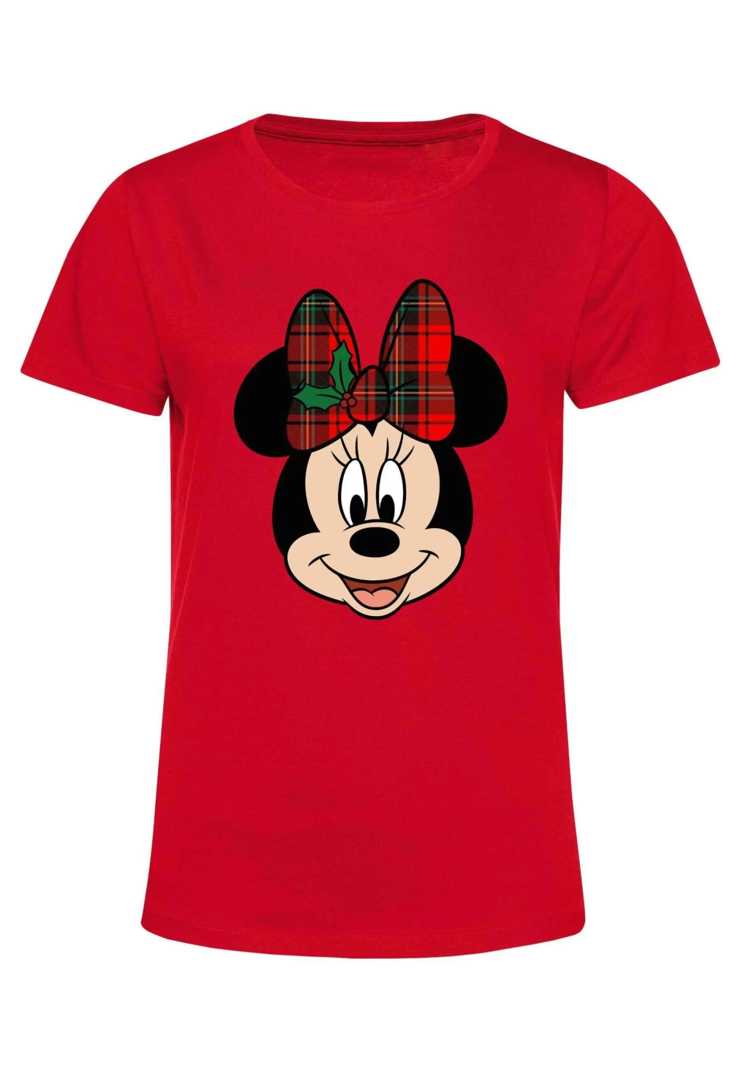 Disney Mickey Classic Big Minnie Holiday - T-Shirt Print - Red 7 Disney Mickey Classic Big Minnie Holiday - T-Shirt Print - Red - Afbeelding 5