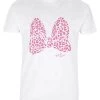 Disney Mickey & Friends Pink Leopard - T-Shirt Print - White -Disney df263fea17fb4f38a16309ba07c75dc5