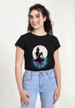Disney The Little Mermaid Sunset Ariel - T-Shirt Print - Black