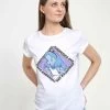 Disney Alice In Wonderland Alice Face - T-Shirt Print - White 1 Disney Alice In Wonderland Alice Face - T-Shirt Print - White -Disney df600bfa334f42d88db28835bba0e867