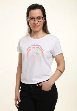 Disney Princesses Rainbow Princess - T-Shirt Print - White 10 Disney Princesses Rainbow Princess - T-Shirt Print - White -Disney df7e12afb3ac46d18e546799a985d972