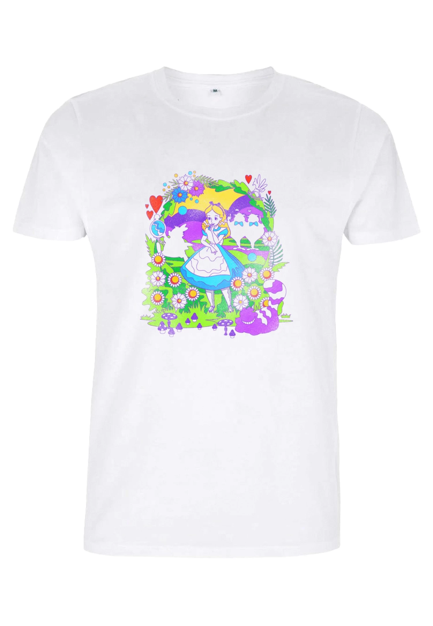 Disney Alice In Wonderland Alice Psychedelic Scene - Dsax04Cgsc - T-Shirt Print - White 3 Disney Alice In Wonderland Alice Psychedelic Scene - Dsax04Cgsc - T-Shirt Print - White