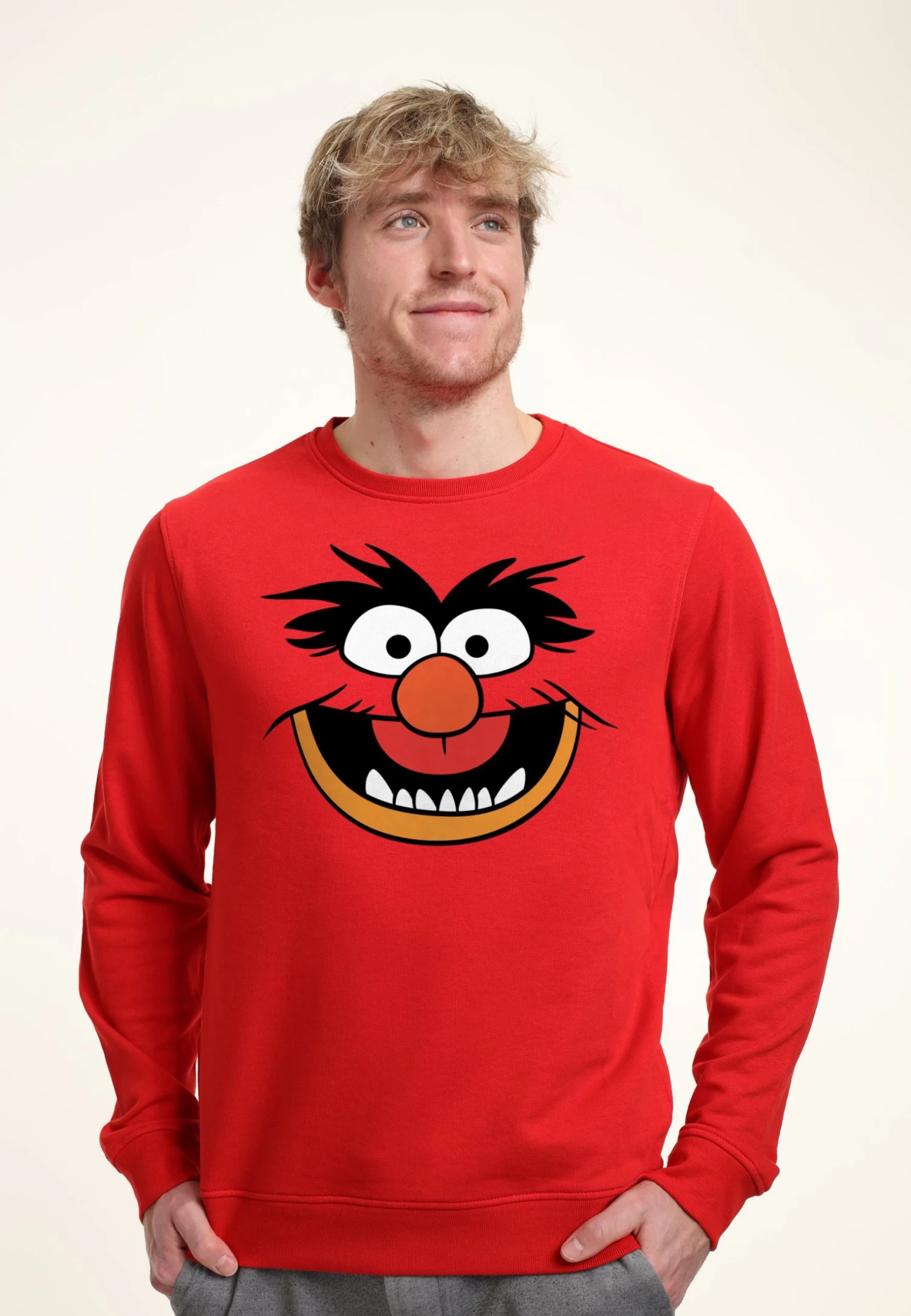 Disney Muppets Animal Costume- Sweater - Red 3 Disney Muppets Animal Costume- Sweater - Red