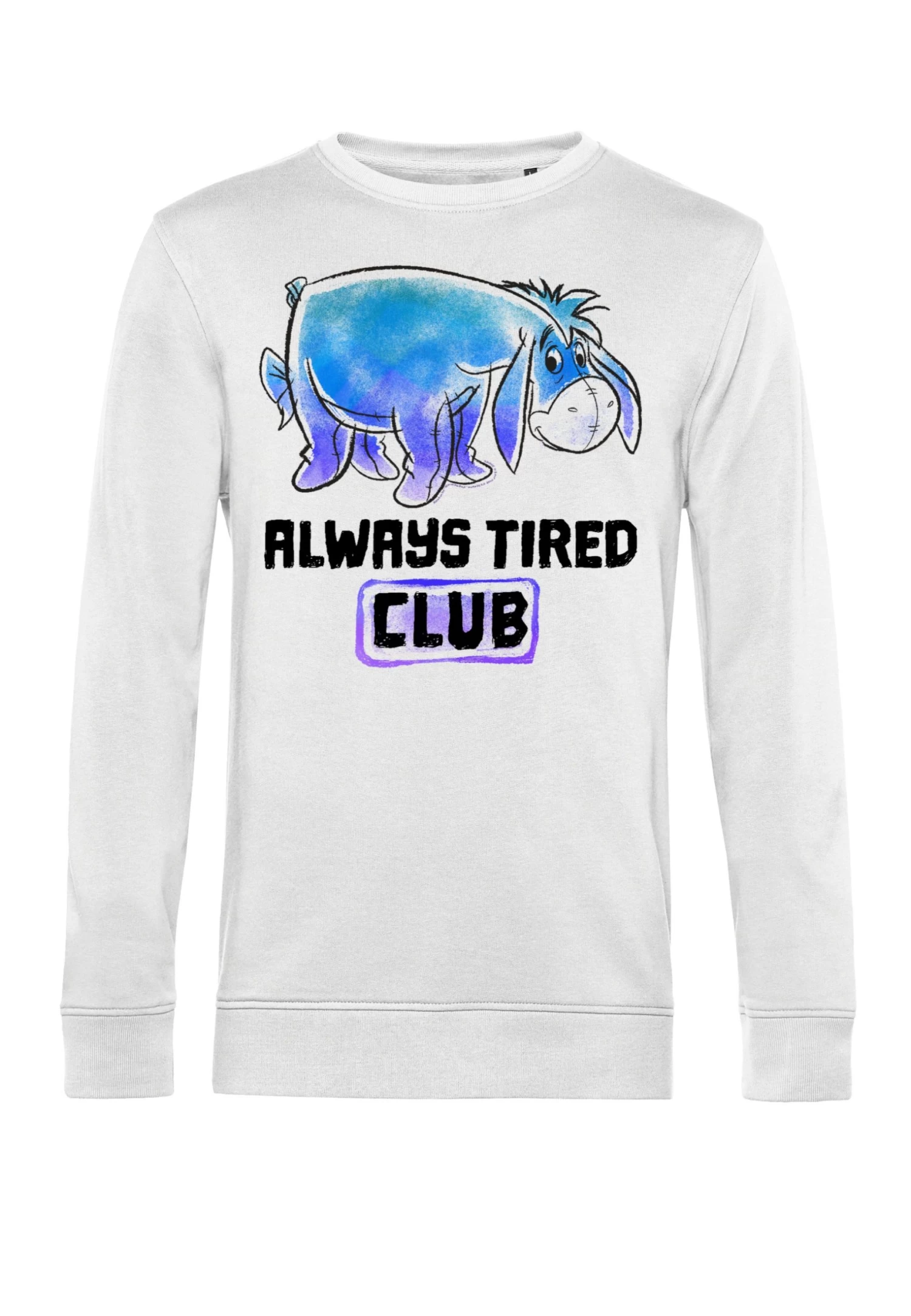 Disney Winnie The Pooh Eeyore Tired Club - Sweater - White 6 Disney Winnie The Pooh Eeyore Tired Club - Sweater - White - Afbeelding 4