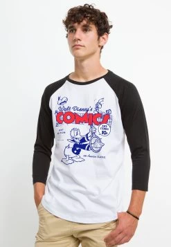 Disney Classic Mickey Donalds Comic Cover - Longsleeve - White Black -Disney e07ff94368ca4ed1bf50838ba4d43ecb