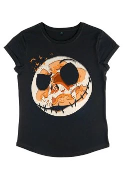 Disney Nightmare Before Christmas Paper Halloween - T-Shirt Print - Black -Disney e1f09883f5394c73b147148a6bb0131e