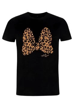 Disney Mickey Classic Animal Print Bow Unisex - T-Shirt Print - Black -Disney e25ccd5c3fa847e9a49e6cb53d6fe279