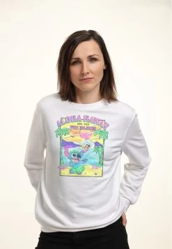 Disney Lilo Stitch Visit The Islands - Sweater - White